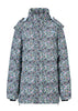 BRGN SNOW BRGN Snow Puffer Coats 908 DAAE Flower Black