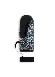 BRGN SNOW BRGN Snow mittens Accessories 908 DAAE Flower Black
