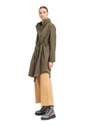 BRGN by Lunde & Gaundal Bris Poncho Coats 860 Green Tweed
