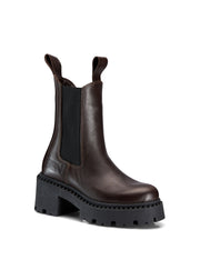BRGN by Lunde & Gaundal Heel Chelsea Boot Shoes 185 Brown