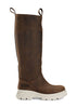 BRGN by Lunde & Gaundal High Leather Boots Shoes 187 Chocolate Brown / 135 Sand
