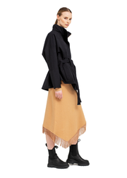 BRGN by Lunde & Gaundal Kuling Poncho Coats 095 New Black