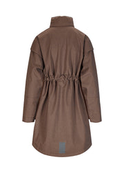 BRGN by Lunde & Gaundal Monsun Coat Coats 187 Chocolate Brown