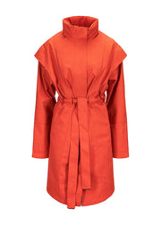 BRGN by Lunde & Gaundal Monsun Coat Coats 275 Sunset Orange