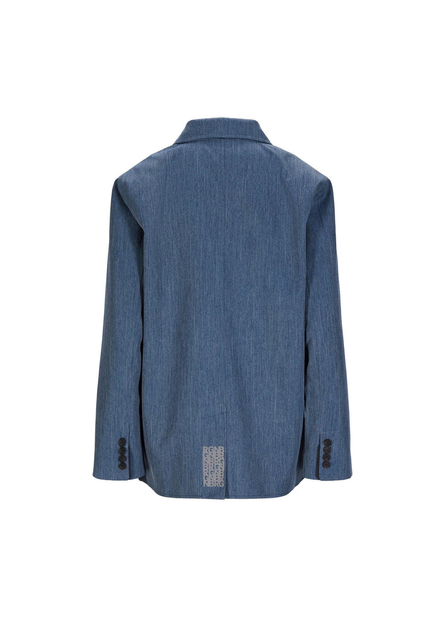 BRGN Musk Blazer Coats 735 Denim Blue