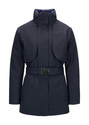 BRGN by Lunde & Gaundal Overskyet Padded Coat Coats 795 Dark Navy