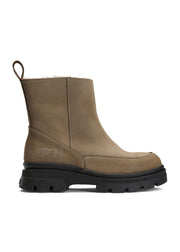 BRGN Pile Slip-in Boots Shoes 145 Camel