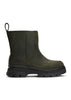 BRGN Pile Slip-in Boots Shoes 880 Rosin Dark Green