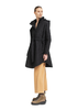 BRGN by Lunde & Gaundal Quilted Bris Poncho Coats 095 New Black