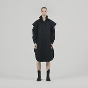 Tyfon Coat - Black Tweed